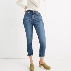 Madewell Tall High-Rise Slim Boyjean Denim 30T